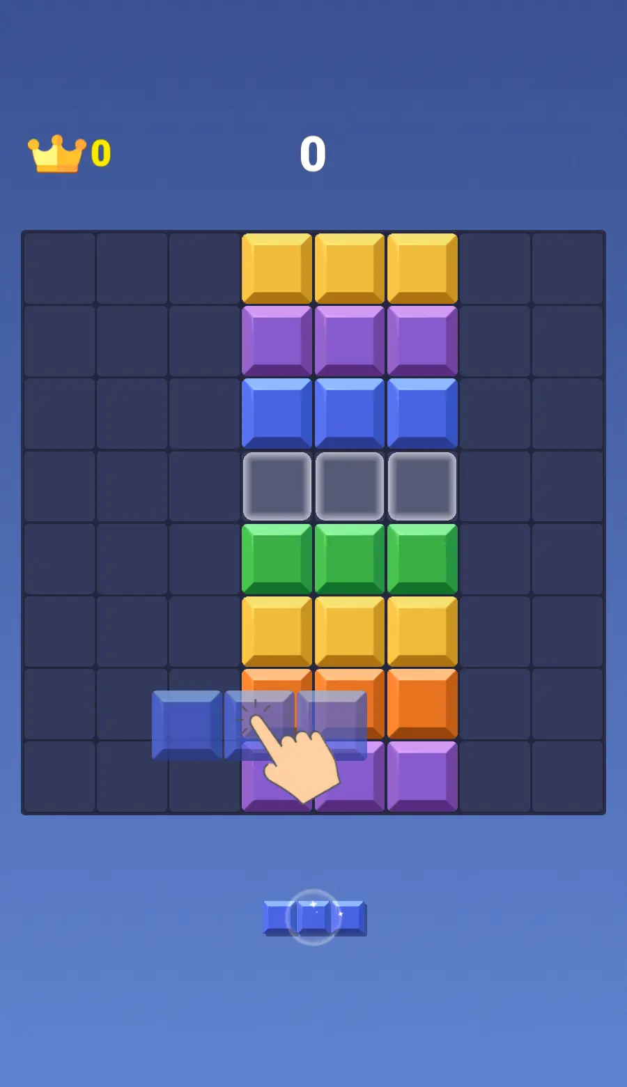 Block Blast gameplay